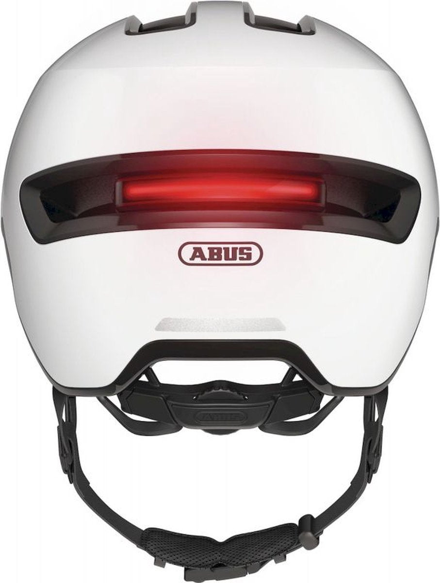 Abus hud-y ace - fietshelm shiny white s (51 - 55 cm)