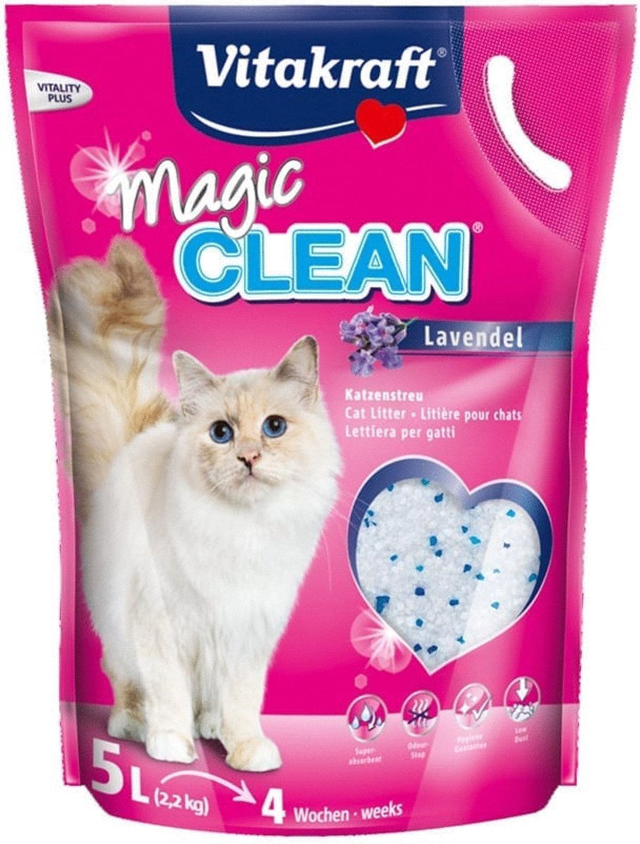 Vitakraft magic clean lavendel - 5 liter