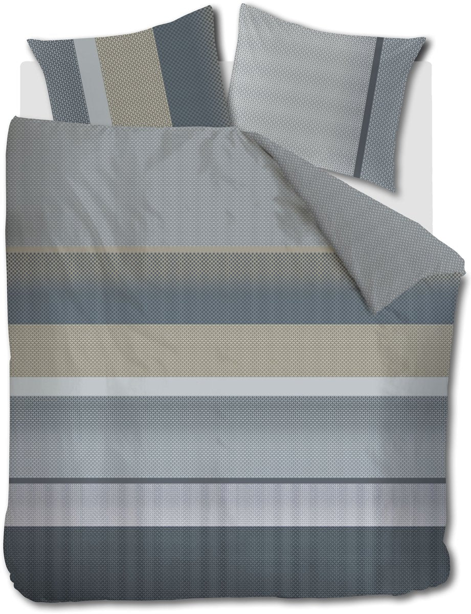 Beddinghouse marthe dekbedovertrek - tweepersoons - 200 x 200 220 cm - blauw