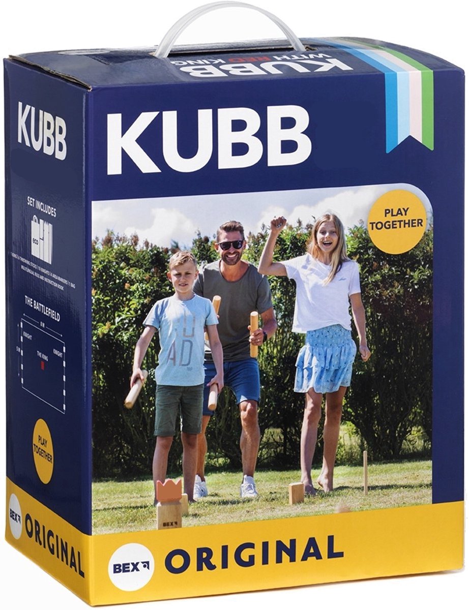 Bex kubb original rubberhout