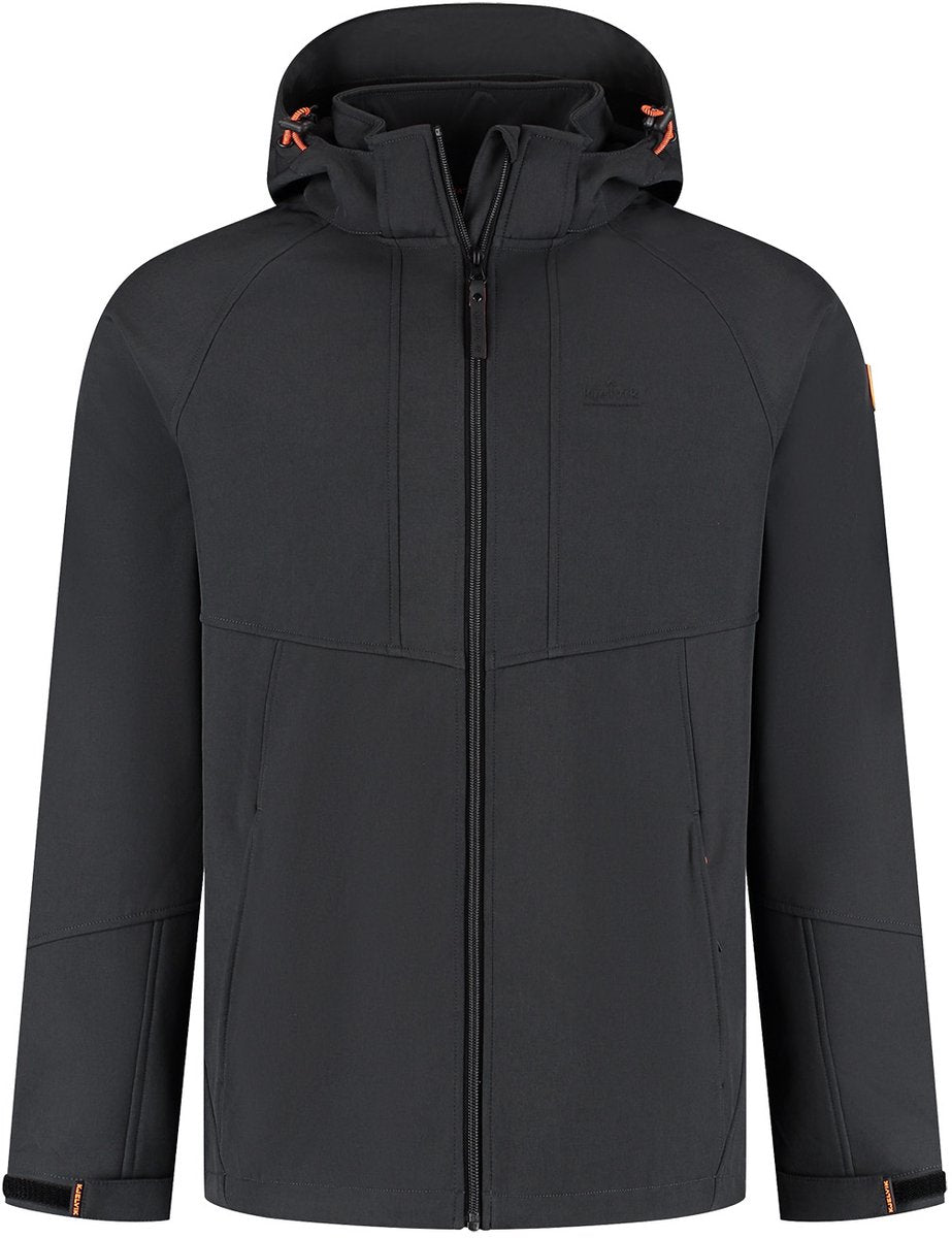 Kjelvik outdoorjas rik zwart