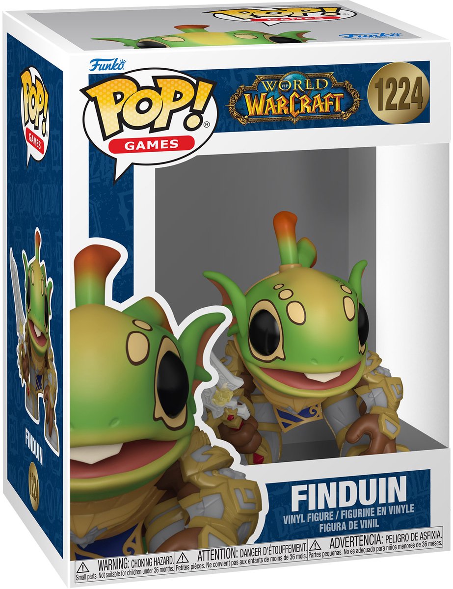 Funko world of warcraft finduin (pop! games) vinylfiguur 1224 unisex pop! - neutraal - standard