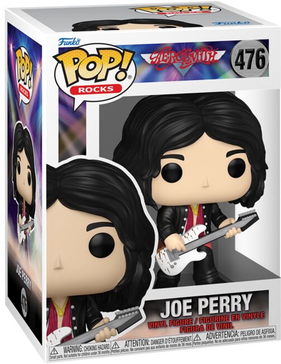 Funko aerosmith joe perry rocks! vinyl figur 476 unisex pop! - neutraal - standard