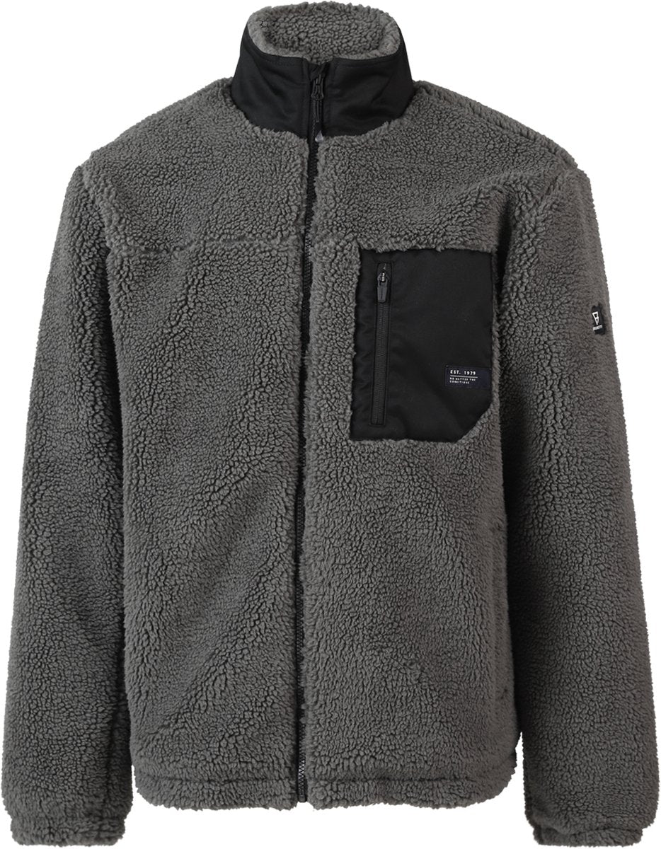Brunotti renziost heren fleece teddy jas - groen - s
