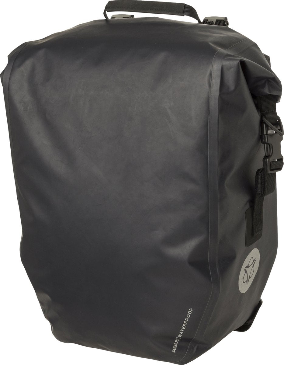 Agu set lichtgewicht enkele fietstas shelter click'ngo large black black