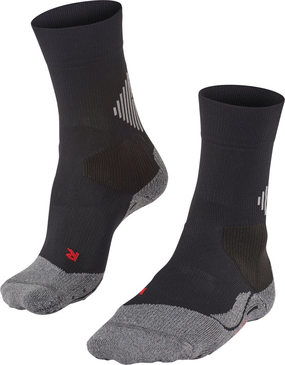 Falke 4grip stabilizing anti blaren, anti zweet functioneel garen sportsokken unisex zwart - maat 35-36