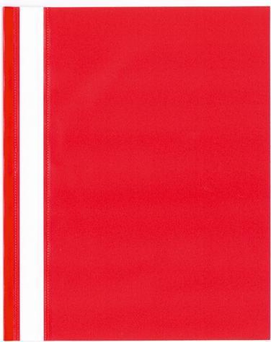Kangaro snelhechtermap - formaat a5 - materiaal pp - rood - doos á 25 stuks - k-25036