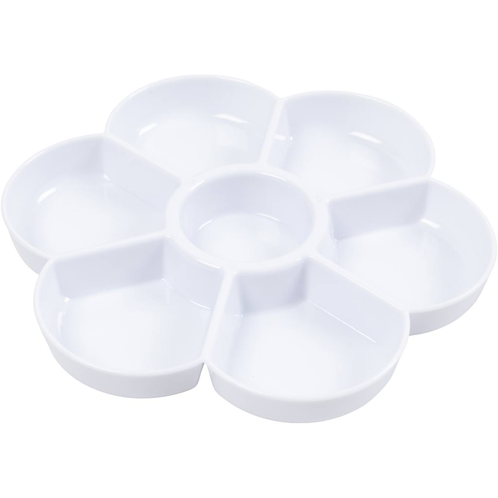 Http: www.cchobby.nl palet-in-bloemvorm-d-17-5-cm-wit-1-stuk