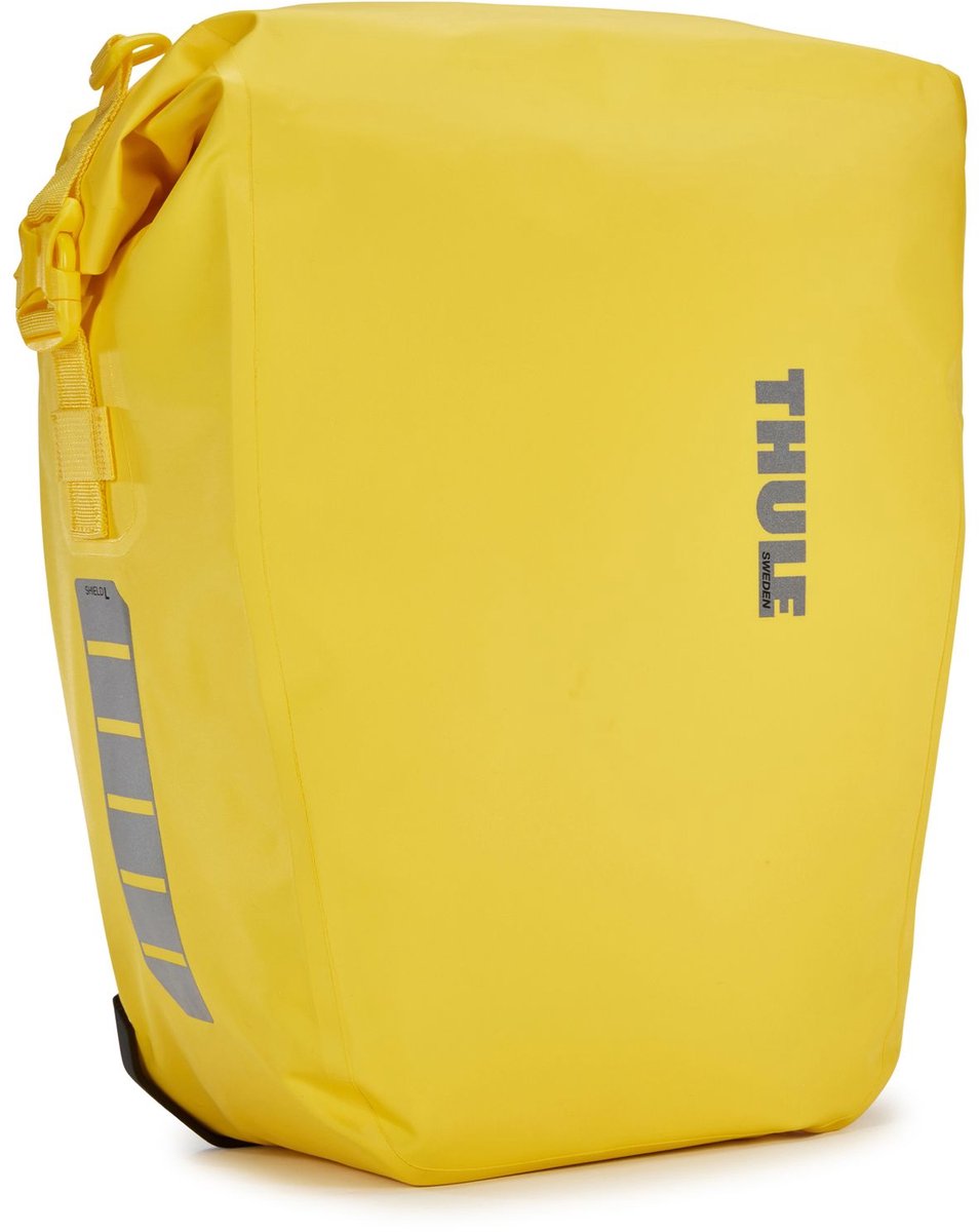 Thule shield fietstas - yellow - 25l inhoud - set van 2 stuks 50l inhoud totaal