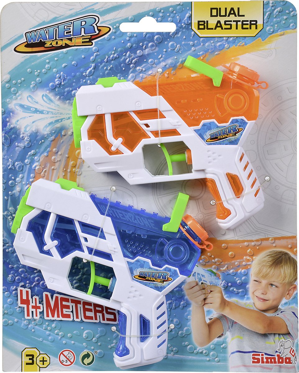 Simba - waterzone dual blaster set - waterpistool