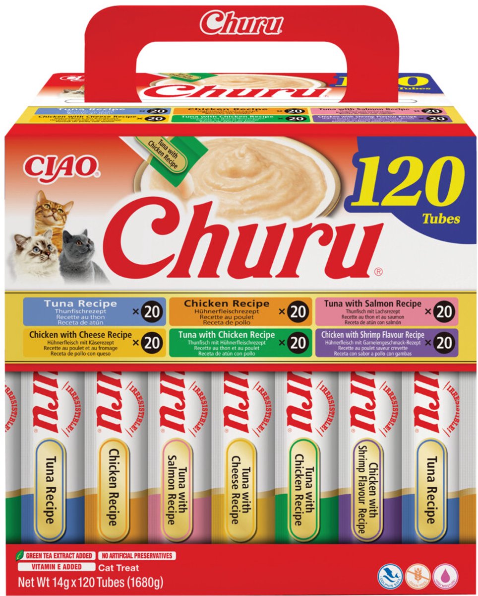 Ciao churu cat puree chicken tuna - 120x14 gr