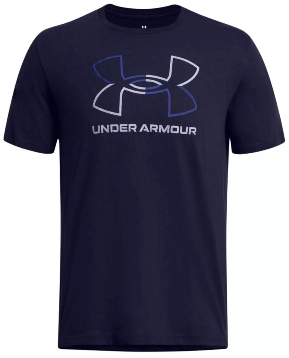 Under armour ua gl foundation update ss heren sportshirt - navy - royal - grijs