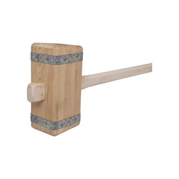 Mm eurotool tuinhamer vierkant, met steel 110 cm.
