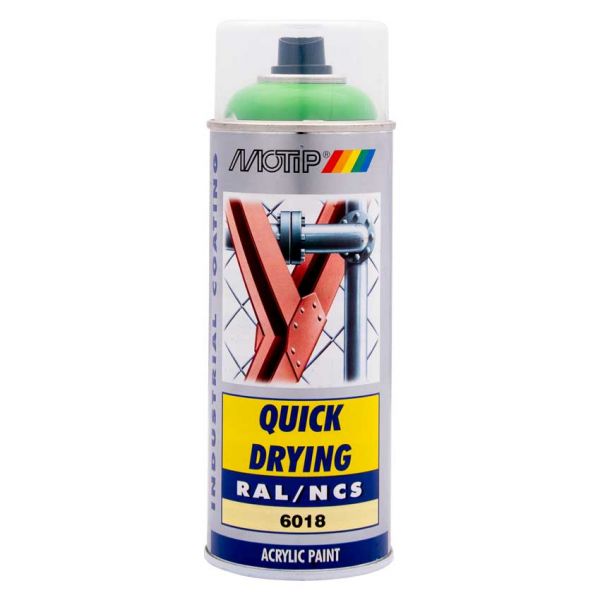 Motip industrial ral6018 400 ml.