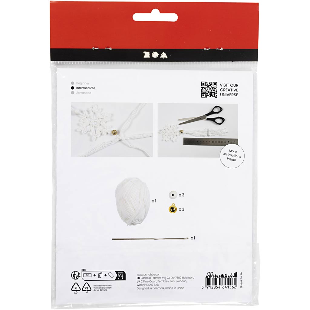 Http: www.cchobby.nl mini-hobbyset-haken-sneeuwvlokken-wit-1-doos
