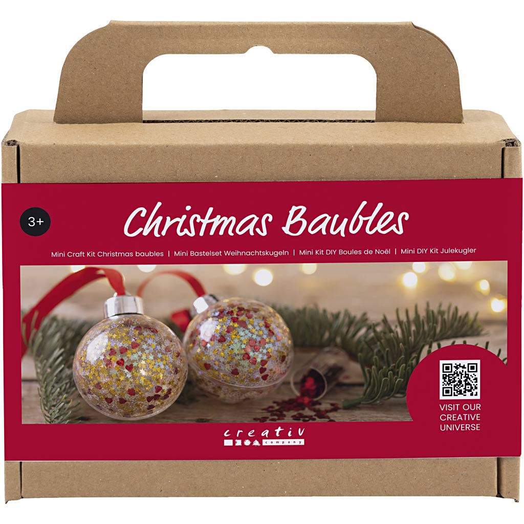 Creativ company http: www.cchobby.nl mini-hobbyset-kerstballen-pailletten-1-doos