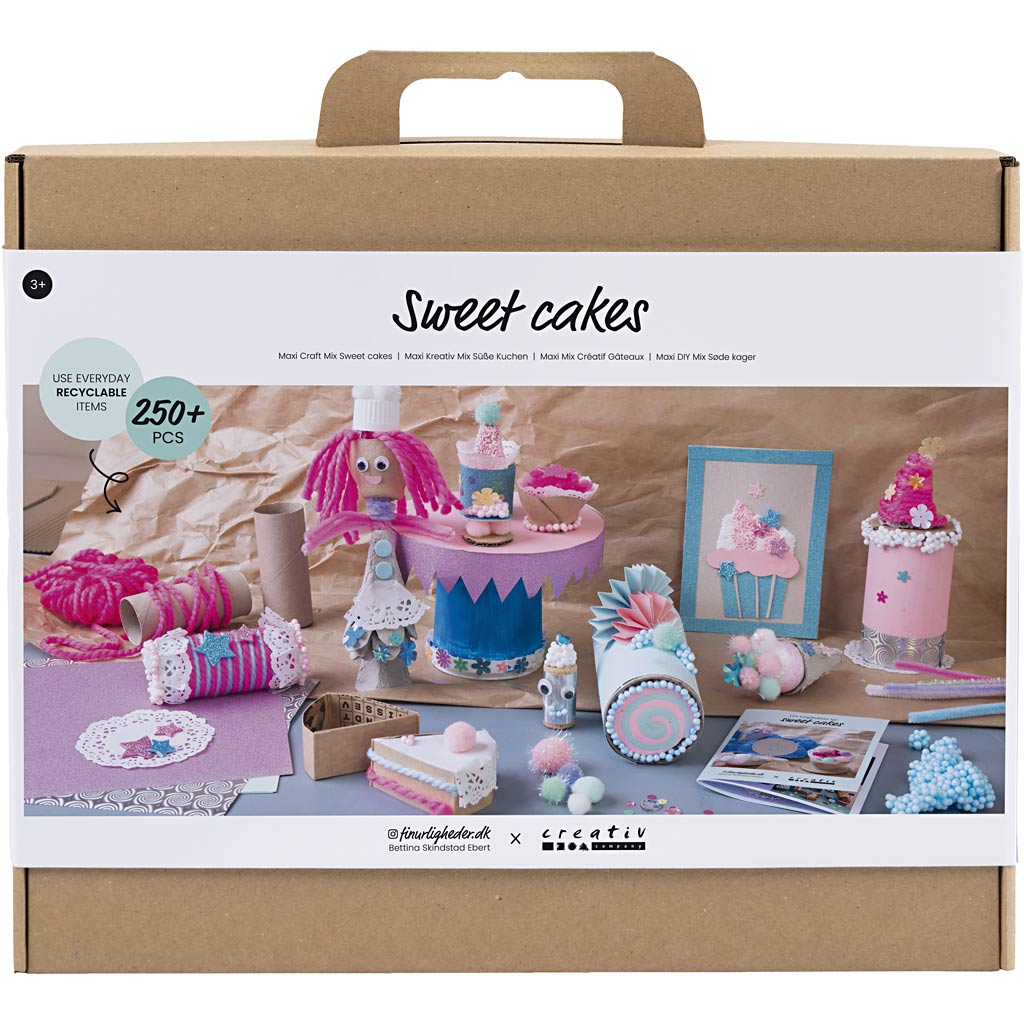 Creative company http: www.cchobby.nl maxi-creatieve-box-lekkere-taarten-taart-en-zoetigheid-diverse-kleuren-1-doos