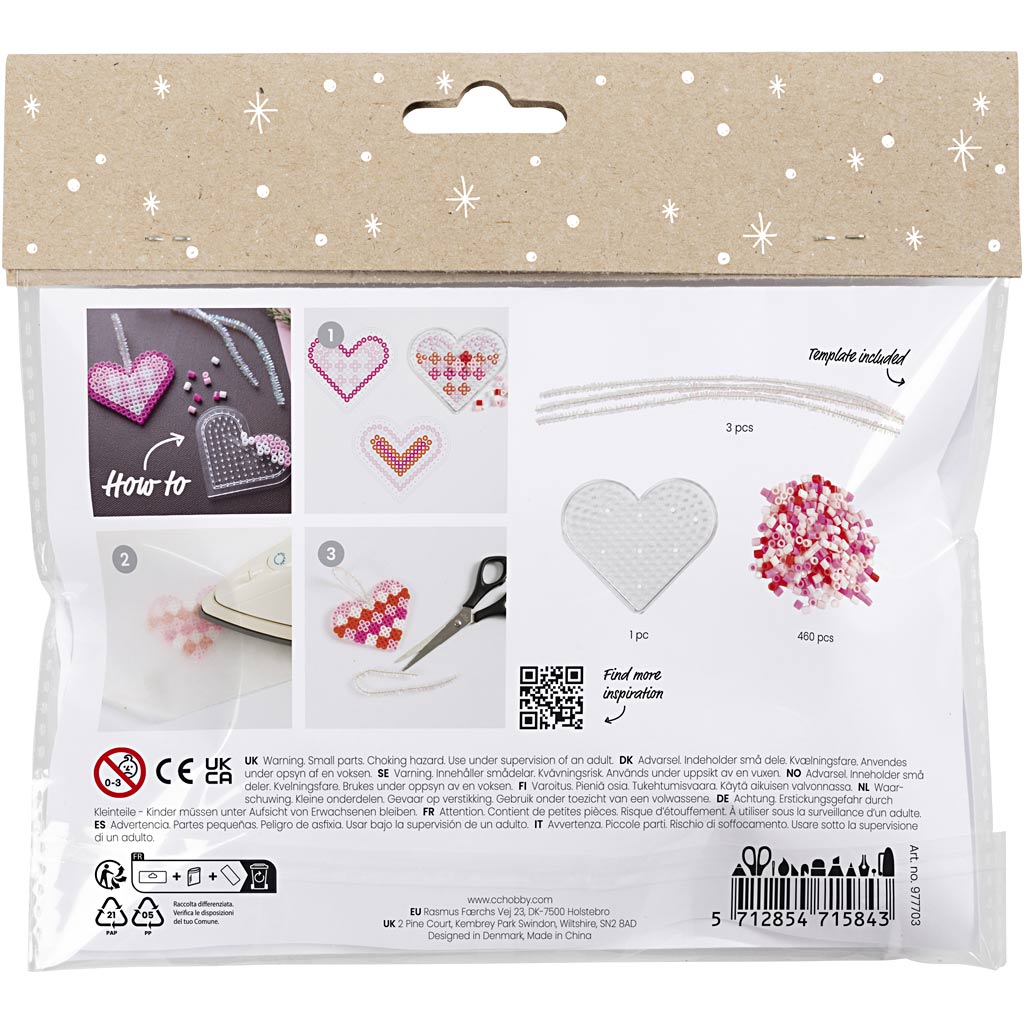 Http: www.cchobby.nl mini-hobbyset-strijkkralen-kerstharten-roze-lichtroze-primair-rood-wit-1-doos