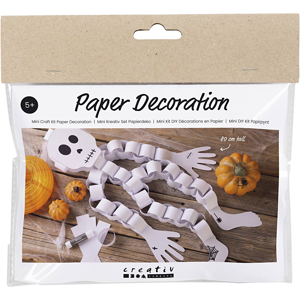 Http: www.cchobby.nl mini-hobbyset-decoraties-van-papier-skelet-zwart-wit-1-doos