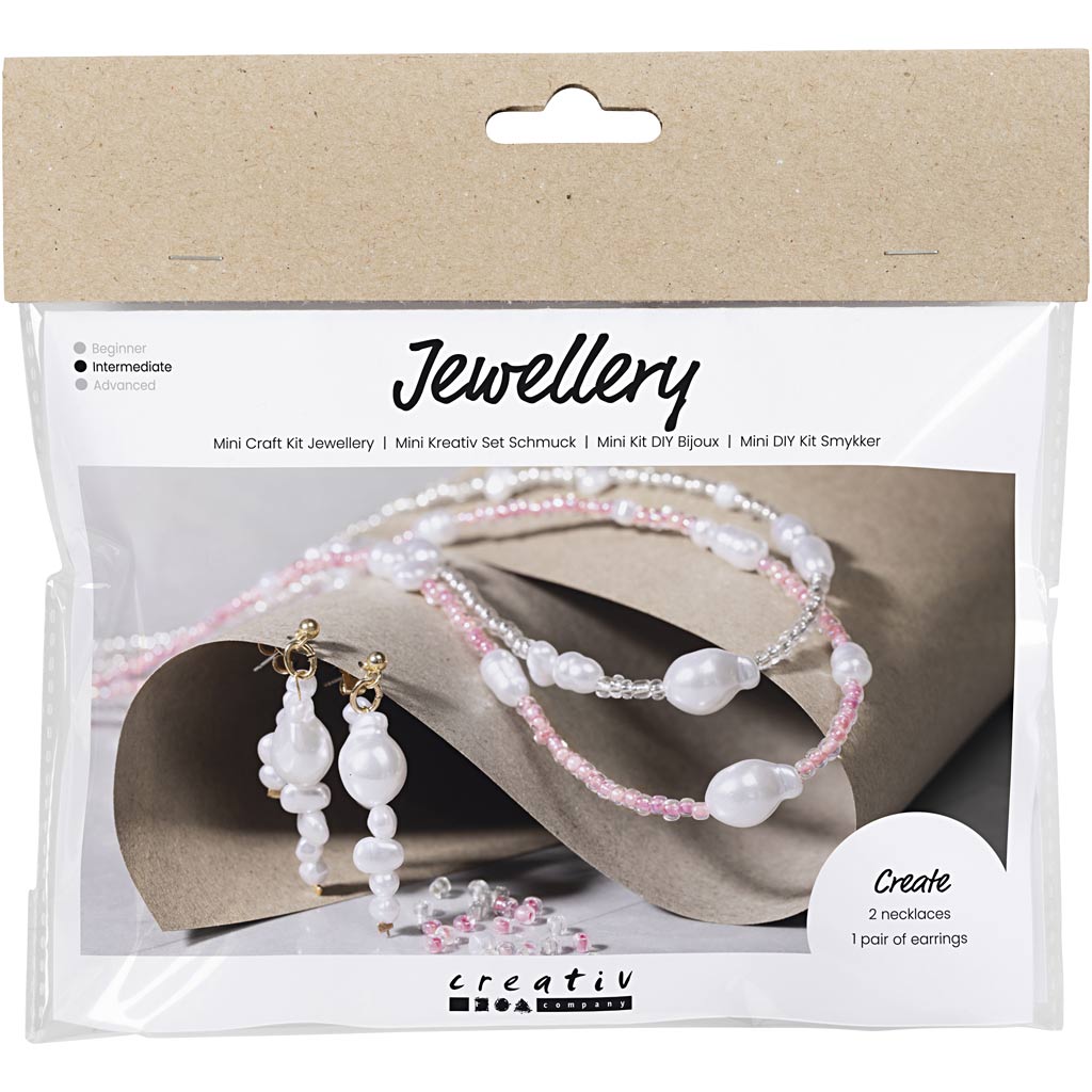 Creativ company http: www.cchobby.nl mini-hobbyset-sieraden-halskettingen-en-oorbellen-glans-1-doos
