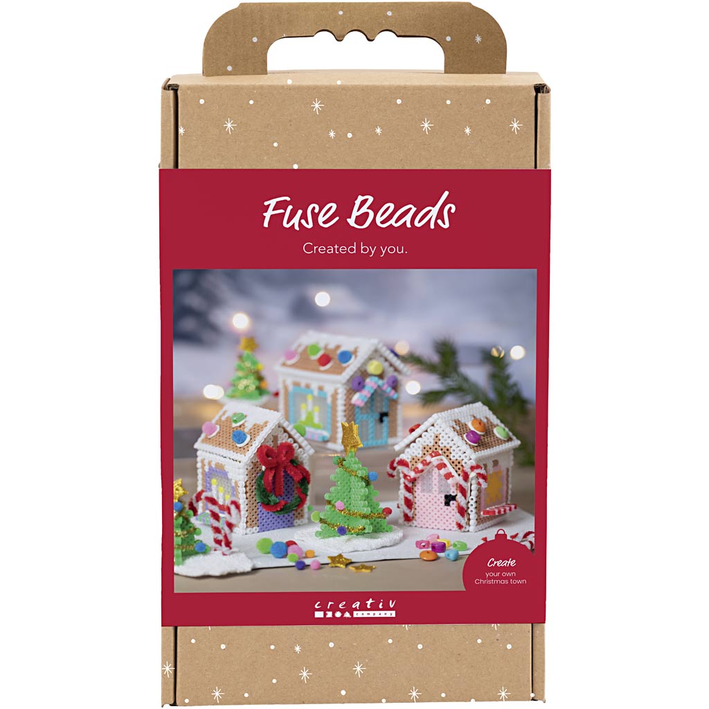 Creativ company http: www.cchobby.nl hobbyset-strijkkralen-kersthuisje-diverse-kleuren-1-doos