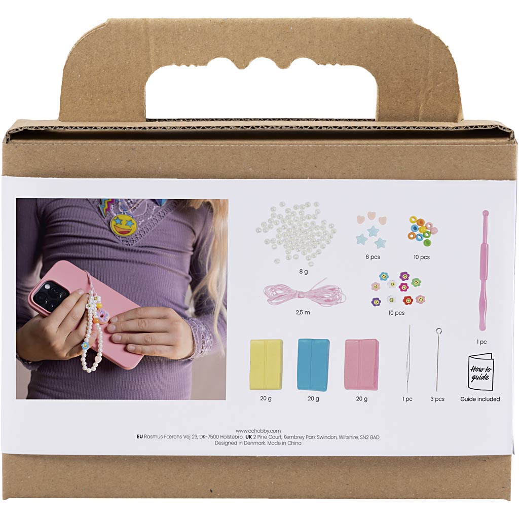 Creativ company http: www.cchobby.nl mini-hobbyset-boetseren-mobiele-bedel-diverse-kleuren-1-doos