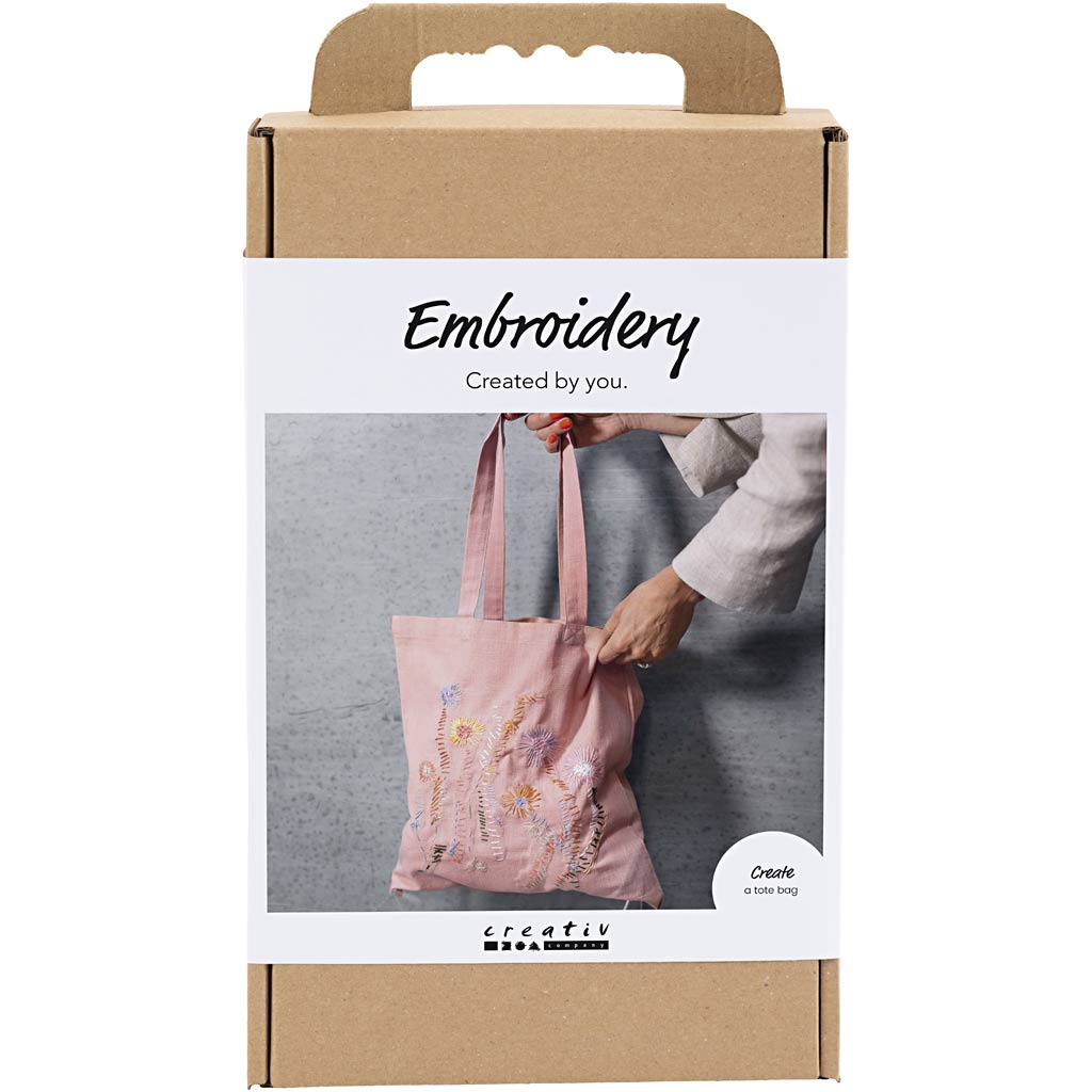 Creativ company http: www.cchobby.nl hobbyset-borduurwerk-draagtas-lichtroze-1-doos