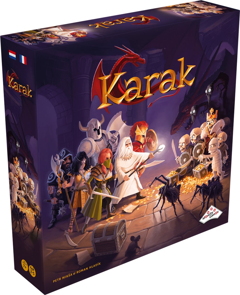 Identity games international karak - familiespel - dungeon crawler voor het gezin - vanaf 7 jaar