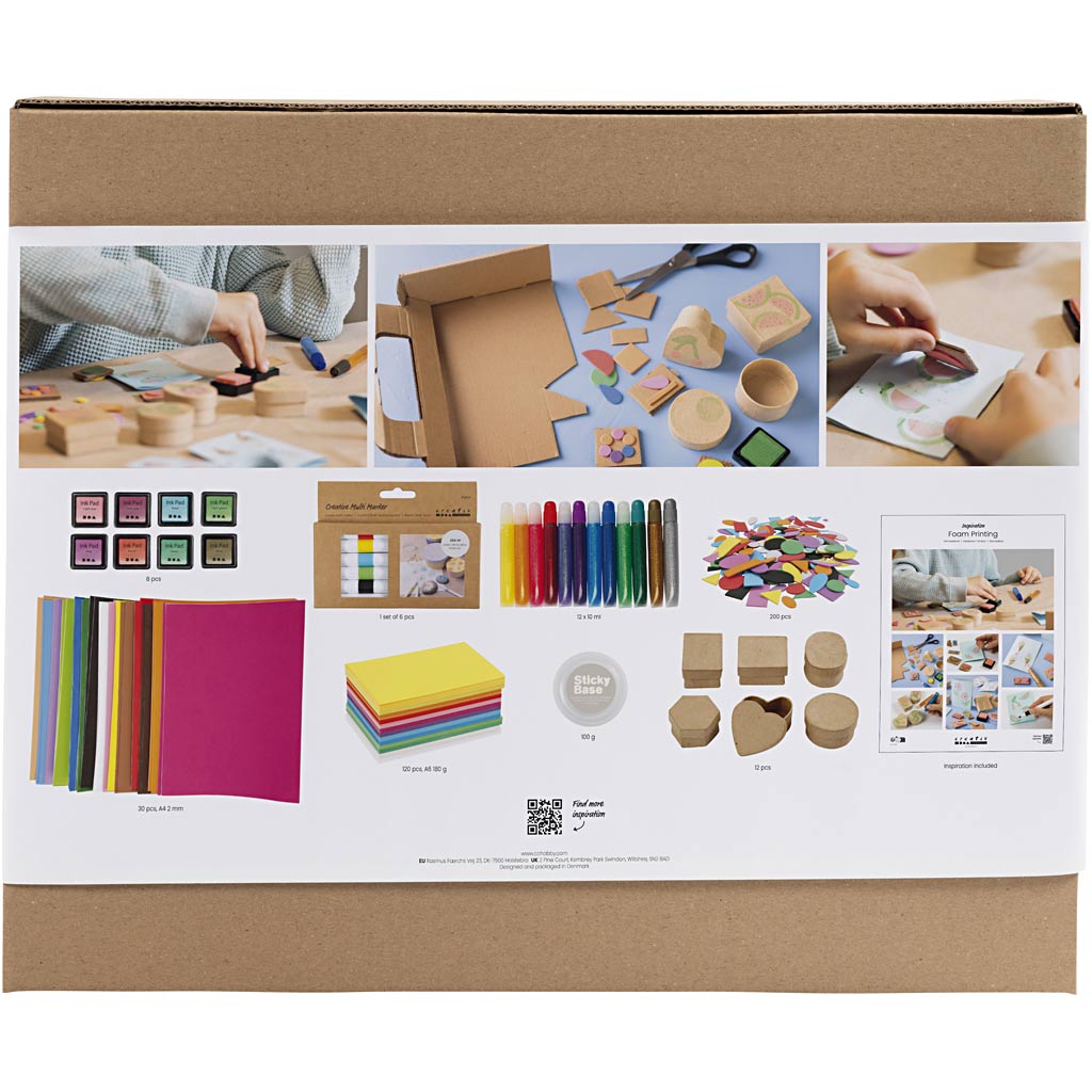 Creativ company http: www.cchobby.nl groepsset-schuimdrukken-kaarten-en-dozen-1-doos