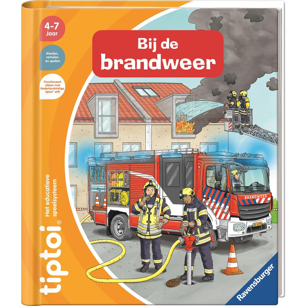 Ravensburger tiptoi boek bij de brandweer