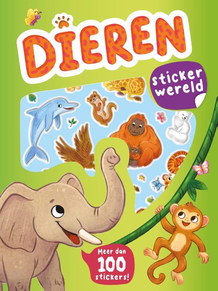 Dieren - stickerwereld 3+
