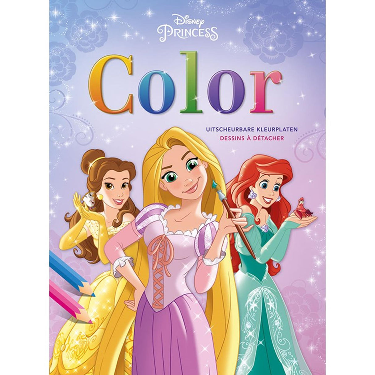 Deltas disney color princess (uitscheurbare kleurplaten) 48 pagina's