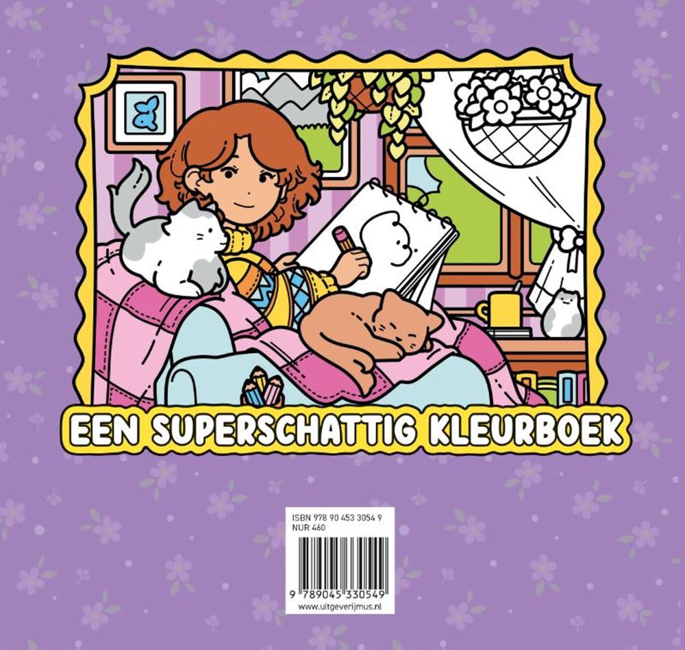 Mus creatief kleurboek: cute cosy hartsvriendinnen