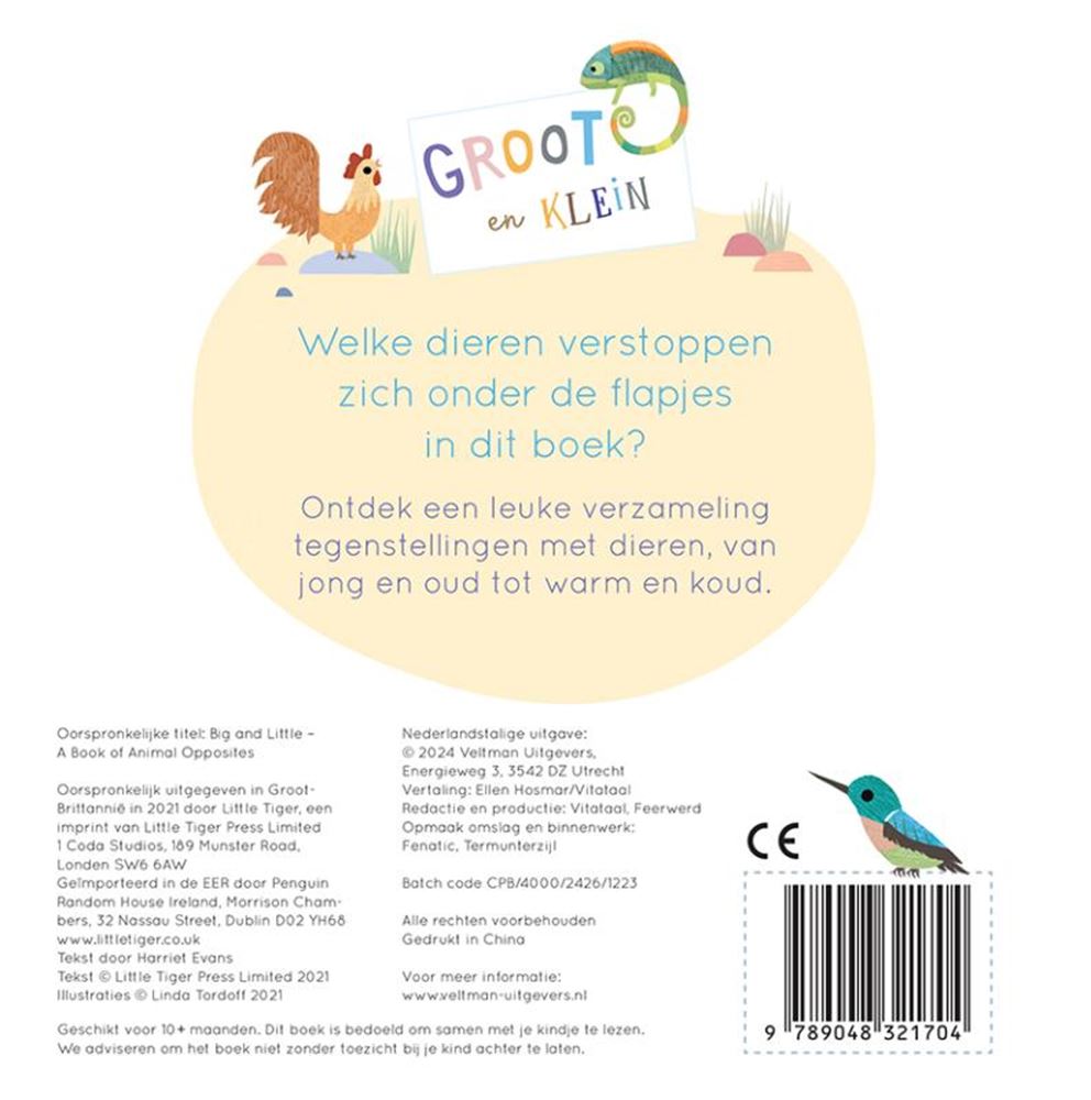 Groot en klein, een boek vol tegenstelli