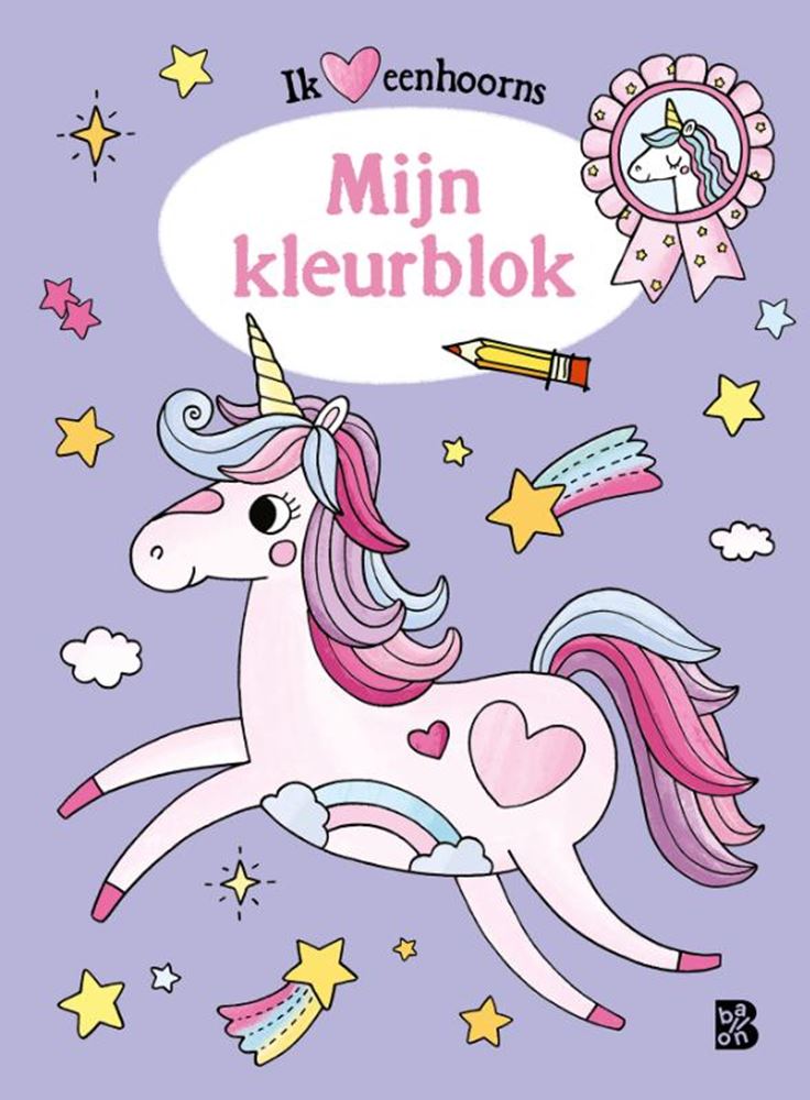Standaard uitgeverij eenhoorns kleurblok 4+