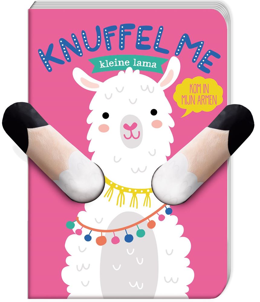 Knuffel me kleine lama. (karton)