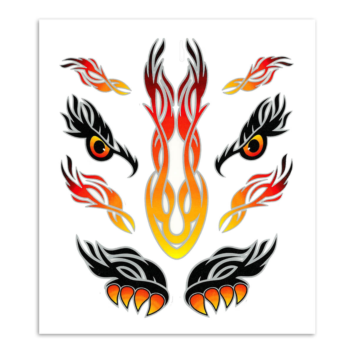 Stickerset tribal ogen eyes tribal sticker