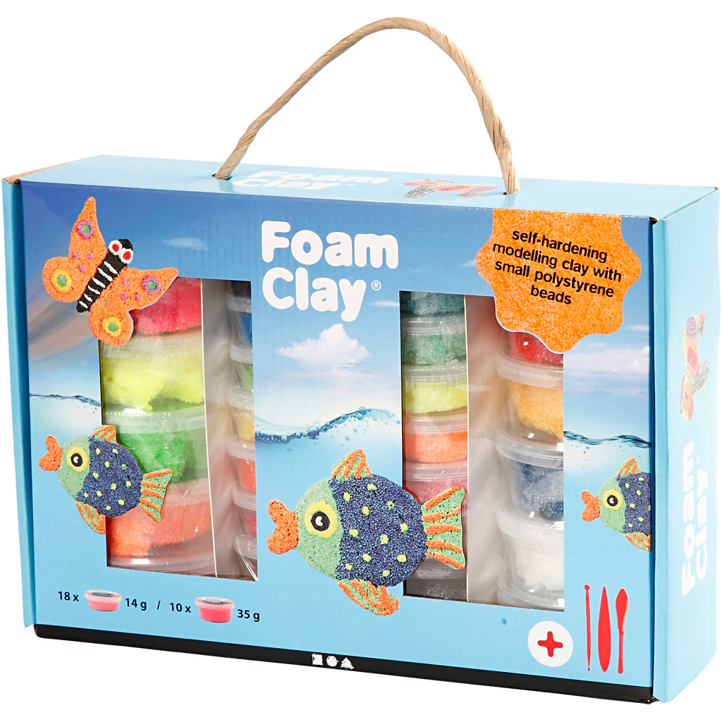 Foam clay https: www.cchobby.nl foam-clayr-cadeaudoos-diverse-kleuren-1-set