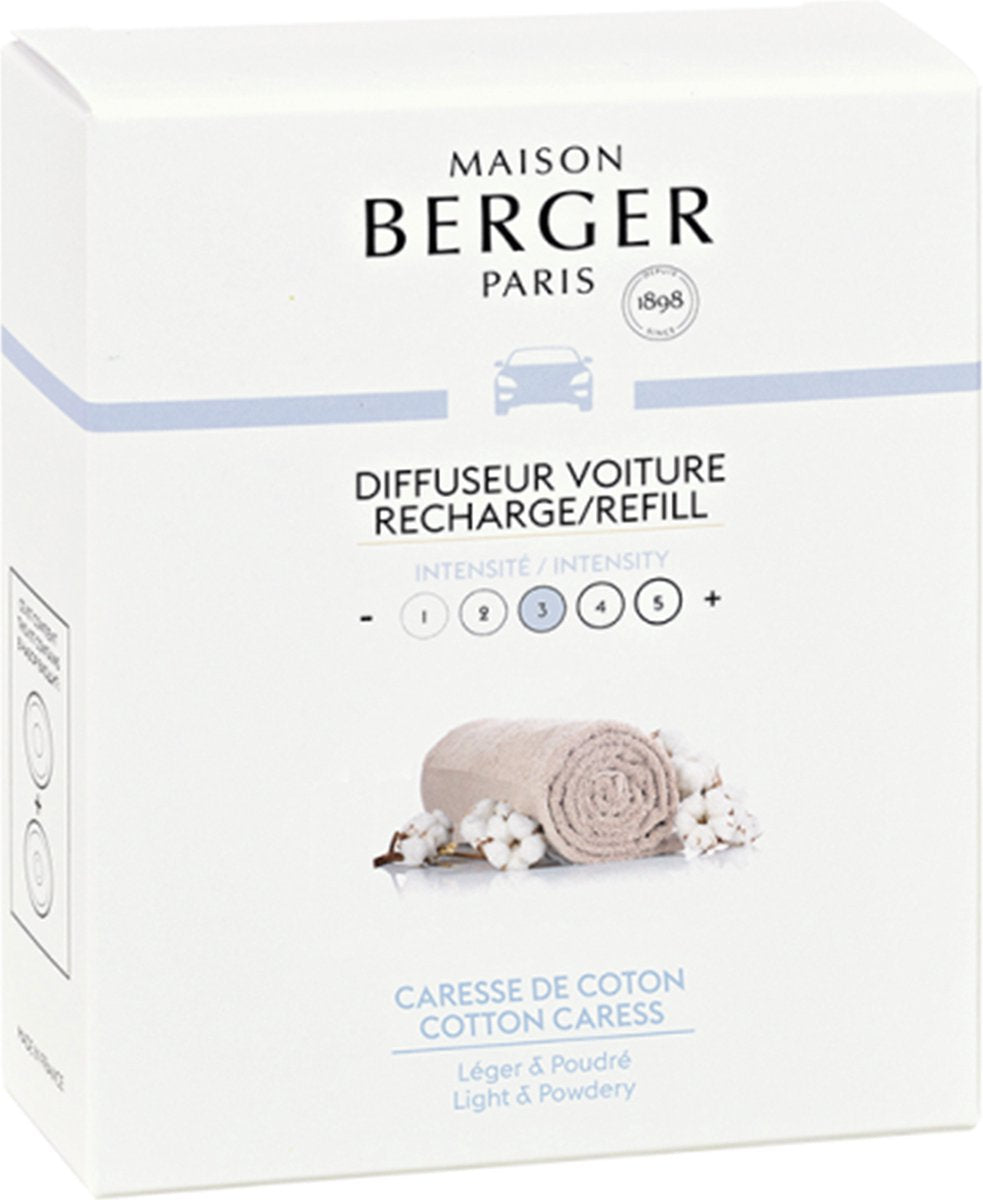 Maison berger - lampe berger autoparfum cotton caress – fris zacht