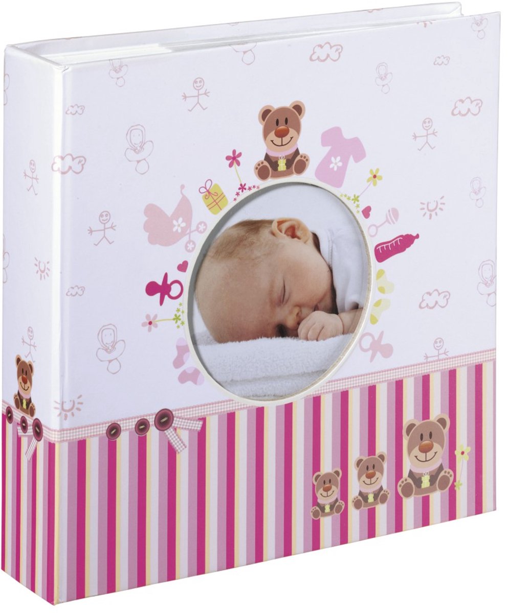 Hama inschuif album - baby - 10x15 - 200 pagina's - roze