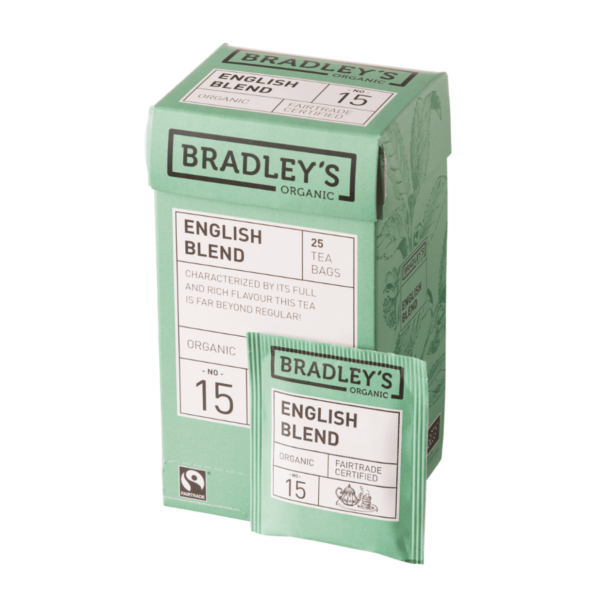 Bradley's organic english blend n.15 (4x25 zakjes)