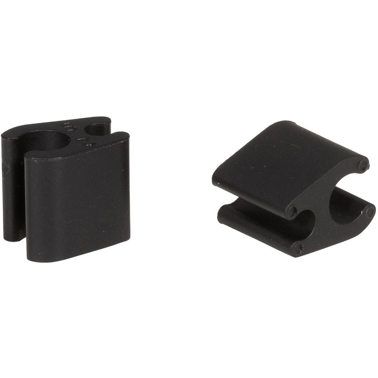 Elvedes Kabelclips Duo PVC 4,1 mm + 4,1 mm zwart (50 stuks)