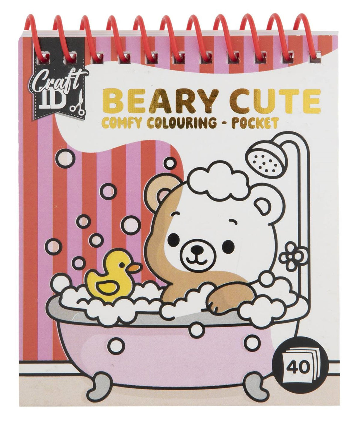 Craft id comfy colouring mini kleurboekje 10x10cm