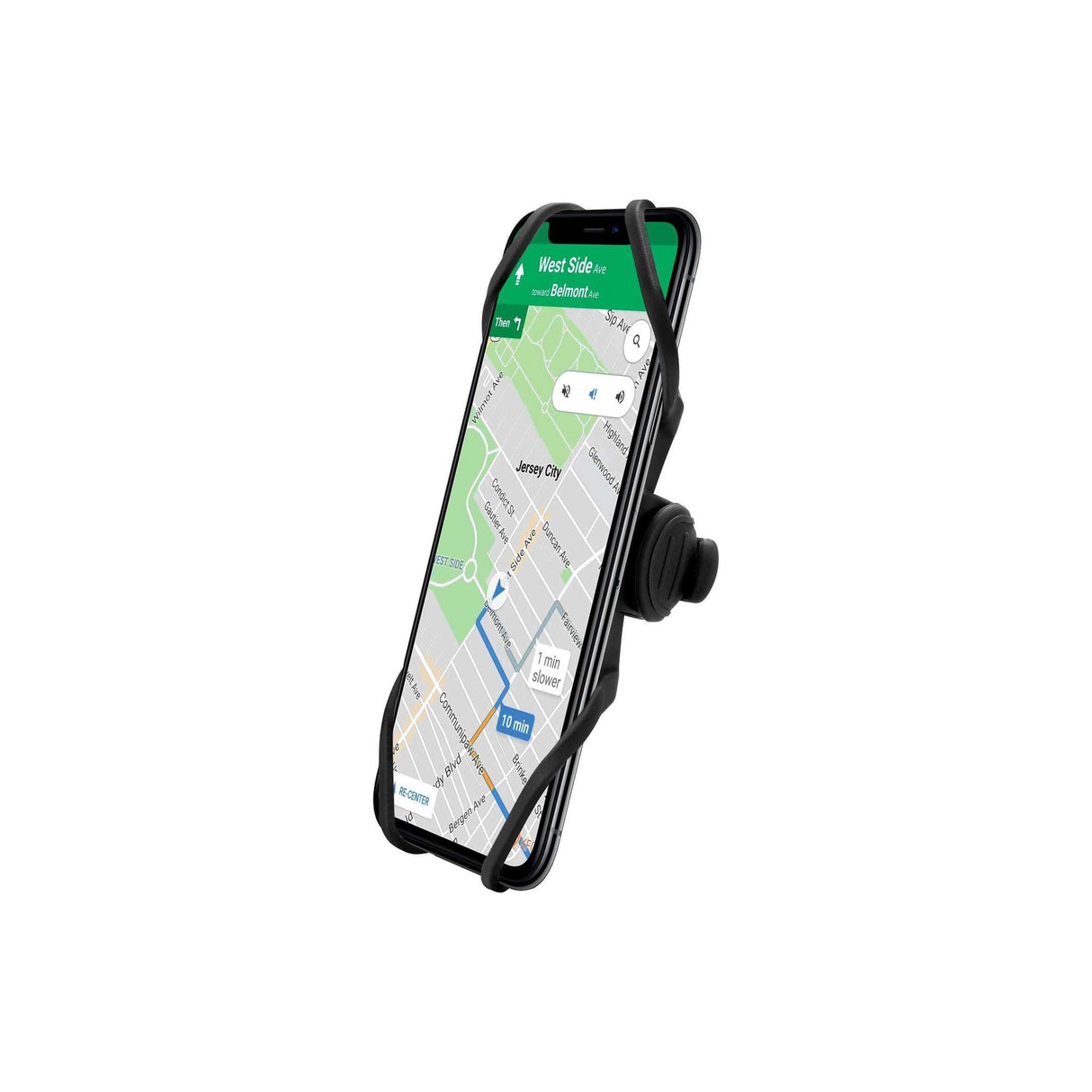 Celly Telefoonhouder Swipe stuurpen zwart