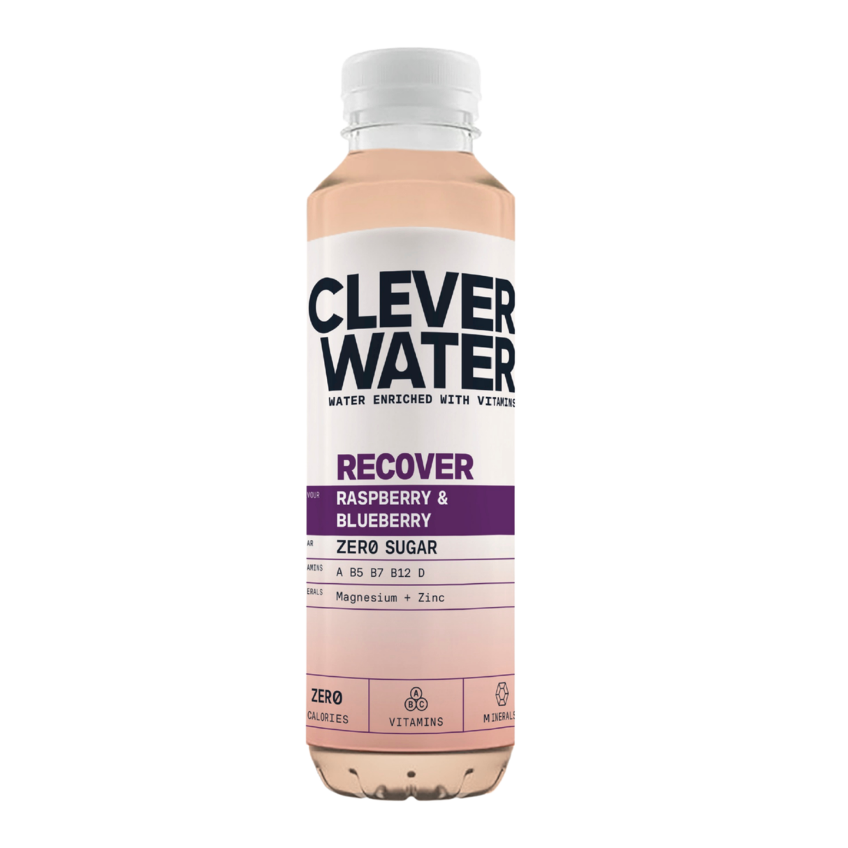 Clever water recover raspberry blueberry (12x 500ml)