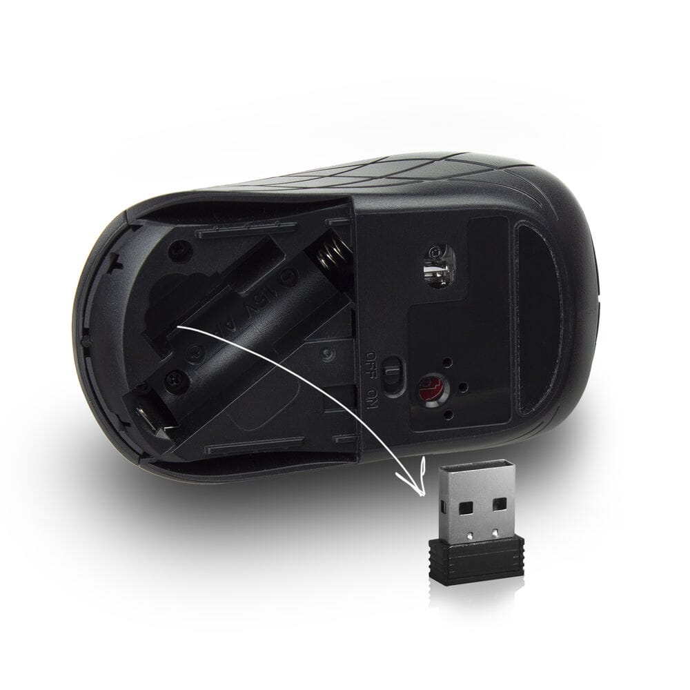 Act draadloos toetsenbord en muis usb nano ontvanger qwerty