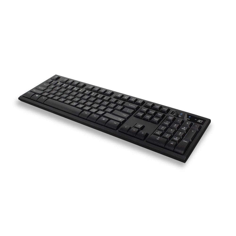 Act draadloos toetsenbord en muis usb nano ontvanger qwerty