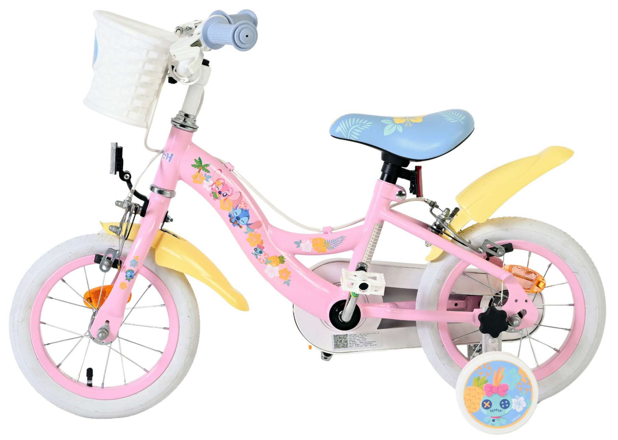 Volare koala kinderfiets - meisjes - 12 inch - roze - twee handremmen