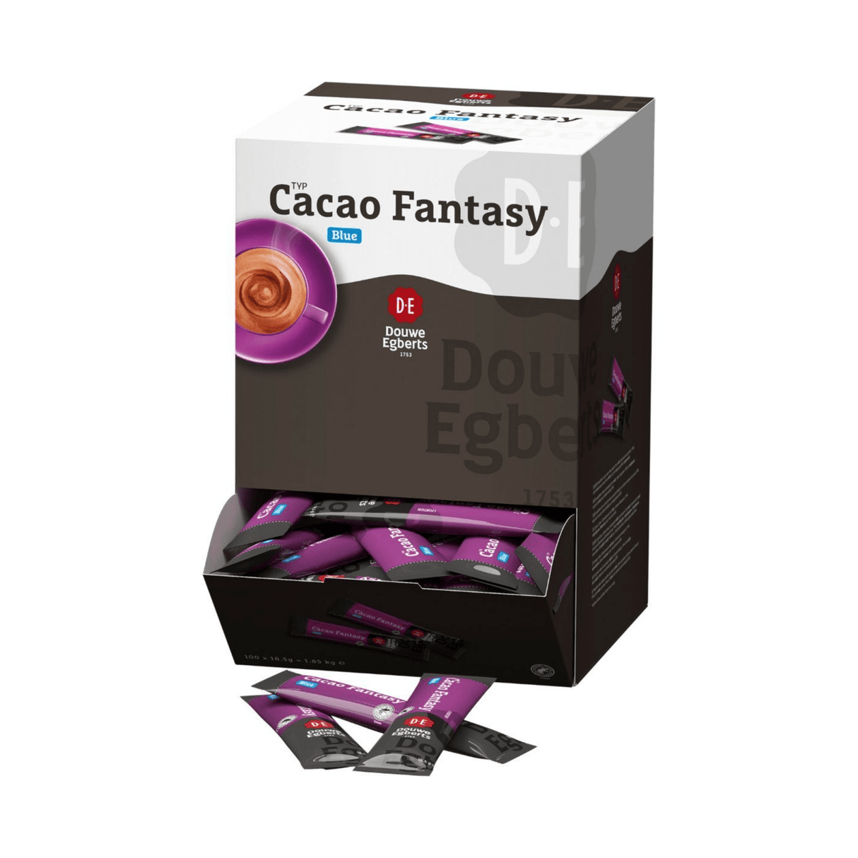 Douwe egberts cacao fantasy sticks utz (2x 100 stuks)