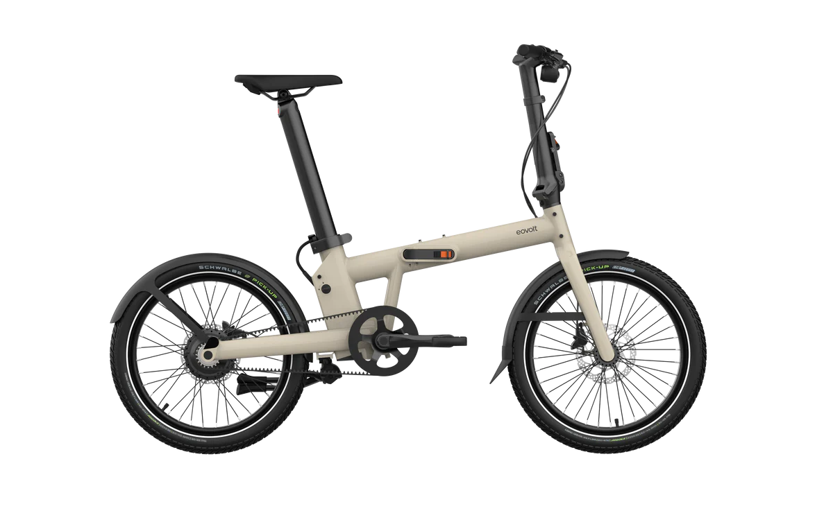 Eovolt elektrische vouwfiets afternoon pro 20 v1 taupe